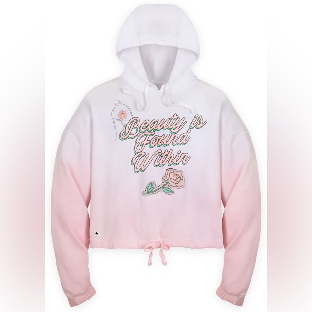 Disney Women's Pullover Hoodie - Beauty And The Beast Medium